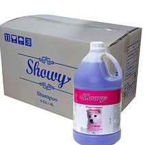 쇼니 오트밀 애완견 샴푸 백합향 4L 6개 강아지 중형견 관리 애완용 애견