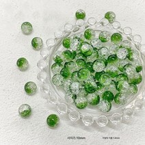 5PCS 월하무죽옥쇄감빙렬폭화유리유리원구슬 DIY 핸드메이드 비즈 목걸이 팔찌, 색깔9, 50 개