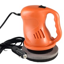 듀얼광택기 싱글 무선 유선 듀얼 폴리셔 DC 12V 미니 왁싱 듀얼 액션 자동차 폴리셔 5 및 6 인치 페인트, 01 주황색