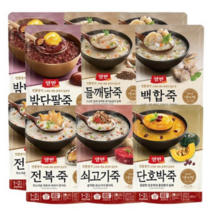 동원파우치죽전복+쇠고기+단호박+밤단팥+백합+들깨각2입, 2세트