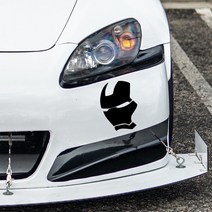 아이언맨 마블 그림 홈데코 매장 자동차 데칼 차량용스티커 챈스커스텀, 화이트, 1개