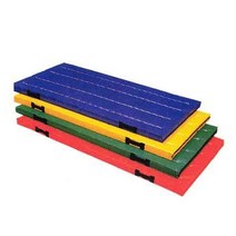 구르기매트(초등학교 체조용매트 태권도장 일반체육관 안전매트 연습용..), 90x240x6cm, 녹색, 1개