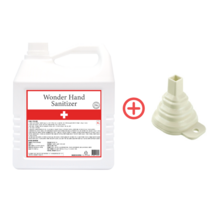 (4L)레몬향 / 겔 펌프 / 리필 대용량 말통 휴대 용 살균 세니타이저 / 손 소독제, (4L) 원더핸드 (겔타입) 2개