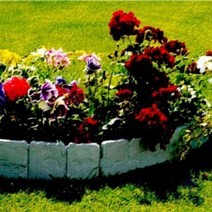 VEDANA 조립식 화단울타리 그레이 화단펜스