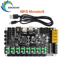 킹룬 KINGROON MKS Monster8 32 비트 마더 보드 Makerbase 제어 3D 프린터 부품 maiboard TMC2209 for Voron VS Spider Oct, [05] Brazil Free Shipping