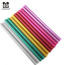 글루스틱 GOGOPANDA-핫 멜트 접착제 스틱 11mm x 200mm DIY 공예 전화 케이스 합금 모델 앨범 수리 5 개, 04 Purple x 5_01 11mmx200mm