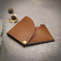 블랑쉐나인 이태리 천연 소가죽 수제 명함 카드 지갑 핸드메이드 가죽 무료 이니셜각인무료 [RLW002]