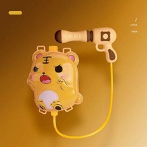 키즈 만화 배낭 물총 장난감 푸시-풀 물 스프레이 총 공룡 대용량 여름 야외 어린이 소년 소녀 선물 색상 퍼플화이트레드그린블루핑크, 호랑이