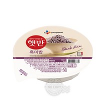 CJ제일제당 햇반 흑미밥 210g x 12개 즉석밥 잡곡밥, 상세페이지 참조