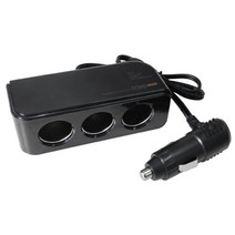 차량용 마티즈 3구 시거잭 소켓 12V 24V 라이노 더뉴싼타페 TG 더넥스트스파크 MQ4 제네시스 포터2 자가용 1톤트럭 IG 아반떼HD 카니발KA4, 상세페이지참조