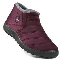 남성 부츠 2022 남성용 겨울 신발 방수 스노우 부츠 겨울 botas hombre 따뜻한 모피 발목 부츠 mens botines