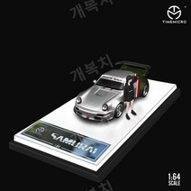 TIME 1:64 포르쉐 964 RWB964 사이버펑크 에디션 합금 자동차 다이캐스트 컬렉션 모형, 964 사이버펑크 하드커버 에디션