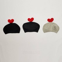 월드모자KC 유아하트울베레모 유아동 아기 애기 악세사리 잡화 모자