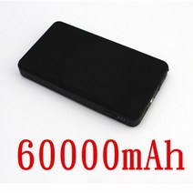 자동차 고출력 미니 점프스타터 방전시동 휴대용 배터리 픽셔 충전기 비상 mebbil bear 60000 mah 12v 자동 점퍼 엔진 전원, 60000mah