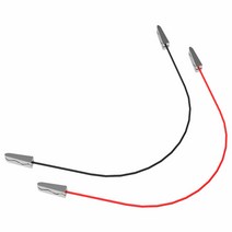 악어 집게 전선 세트(20cm/30cm/40cm)-각5개, 40cm 5개
