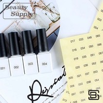 미니 원형 번호 넘버링 스티커 매니큐어 젤네일전용 뷰티써플라이 젤네일파츠, 1. 1~160번 (직경10mm)