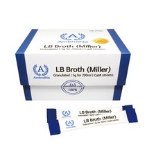 레디코 LB500S25 암브로티아 미생물 배지 LB Broth 25g X 20ea 과립 스틱형 세포 배양 초등 과학 생활 세균 실험