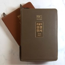 생명의말씀사 큰글자 성경전서 NKR72EWXU 개역개정 대 합본 지퍼 성경책, 1.뉴그레이