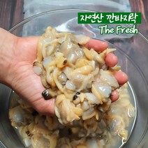 국내산 자연산 깐 생바지락살 1kg 조개살 자연산 고흥 깐바지락 바지락조개 해감바지락, 500g