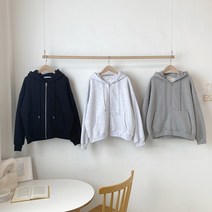 퓨어제이 주니어 오버핏 후드집업 고학년 중학생 교복 후드집업 남여공용 탄탄한 원단