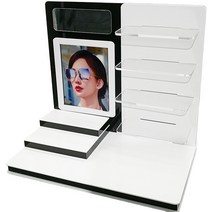 안경진열대 안경거치대 진열장 선글라스 디스플레이 보관함 YL023 아크릴 세트 안경 소품 창 장식 카운터 선반, [01] YI023 길이 350x가로 240x높이 32