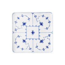 [로얄코펜하겐]블루 플레인 사각접시20cm, 없음