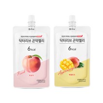 닥터리브 곤약젤리 복숭아 20팩+애플망고 20팩 150ml, 150g, 40개