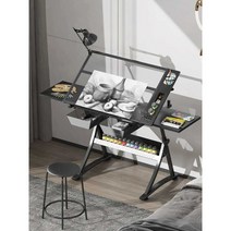 대형 이젤 화판 테이블 거치대 드로잉 책상 수채화 유화