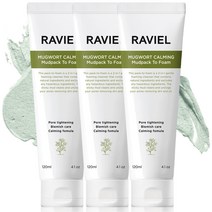 라비엘 쑥 진정 머드 팩 투 폼, 3개