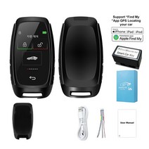 YIQIXIN OBD 범용 LCD 스마트 키 BMW 아우디 현대 VW 도요타 캐딜락 CF920 개조 자동차 리모컨 편안한 출입, 33.CF920FM Black - Thai