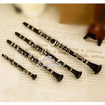 미니 클라리넷 모델 클라리넷 금도금베이스 클라리넷 브로치 악기 모형 장식품-58458, 11. 15cm 오보에 【선물 1】