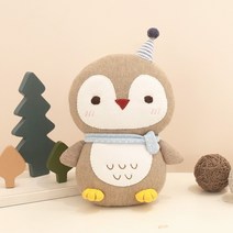 DIY 태교 바느질 애착 인형 만들기 수제 인형 귀여운 미니 동물 곰 펭귄 토끼 사자 호랑이 공룡 인형 만들기 집콕 취미, C