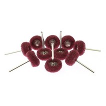 콘크리트폴리싱 10 pcs 미니 연마 그라인딩 휠 옥 보석 반지 전원 로타리 도구, 부직포 p320