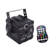 미니빔 프로젝터 스마트빔 캠핑 가정 rgb 디스코 빛 USB 무대 조명 음성 제어 나이트 클럽 파티 쇼 홈 파티 ktv에 대 한 led 레이저 효과 램프, a, 미국b rechargeable