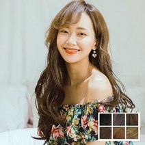 가발매니아 베이스펌 65cm 오픈반가발 리얼하프피스(제디원사) u자형, 시나몬블론드, 1개