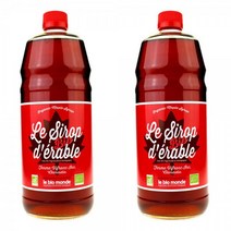 프랑스 JEAN HERVE Maple syrup 진 허브 메이플 시럽 비건 1L 2팩