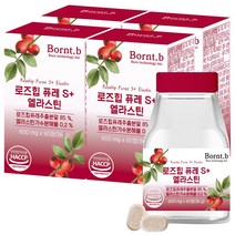 본트비 로즈힙 퓨레 엘라스틴, 4개, 600mgx60정