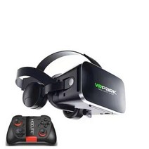 VR게임기 스마트 안경 블루투스 헤드셋 VR 지원 스마트폰 파노라마 컨트롤러가 있는 쌍안경 영화 게임, J50 and 050