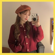 [HIT] 봄에 하나씩 꼭 필요한 크롭 니트 가디건_4컬러_