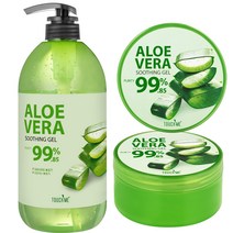터치미 알로에 수딩젤 수분크림 알로에베라 99%, [AA2] 터치미 1000ML+300ML 2개, 1세트