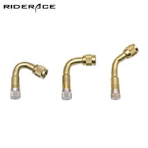 RIDERACE 슈레더 공기주입 밸브 길이 각도 확장 연장, 단일, RL7689 45도