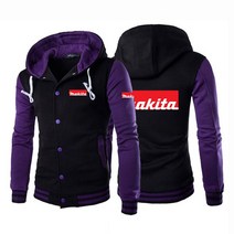 명패디자인 Makita남성 편안한 지퍼 카디건 야구 유니폼 인쇄 캐주얼 재킷 코트 2021 2783534935, 5XL CHINA, 3