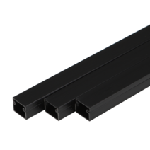 국산 전선몰딩 몰드 쫄대 PVC케이블선정리 벽면 바닥 4각몰딩 블랙, 4호(길이1000mm블랙)