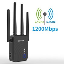무선통신 유선공유기 휴대용공유기 인터넷증폭기 VPN라우터 WIFI6공유기 와이파이중계기 듀얼 밴드 무선 리피터 안테나 라우터가있는 장거리 증폭기 신호 부스터, au 플러그 어댑터, cf-wr754ac 1200mbps