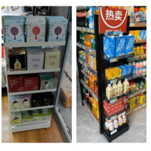 과자진열대 편의점 슈퍼 선반랙 진열장 약국 매대, 상세이페이지 참고, 화이트 막힌선반 30x14x141