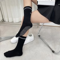 요가양말 필라테스 발가락 무발삭스 미끄럼방지 논슬립 실내운동 홈트 다이소요가양말, 블랙