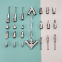 상아뉴매틱 에어 카플러 퀵 커플러 원터치 카플러 카플링 연결부속 QUICK COUPLER SANGA, 6.MLW22(3구), 1개