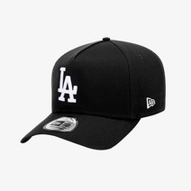 [국내정식매장] 뉴에라 모자 K프레임 MLB LA다저스 베이직 화이트 온 블랙 볼캡 12836230