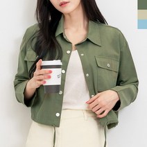 스냅 숏자켓 여성 의류 상의 데이트 패션 웨어