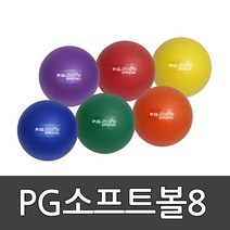 PG소프트볼8 (6개세트) 키드짐/피구공/배구공/츄크볼